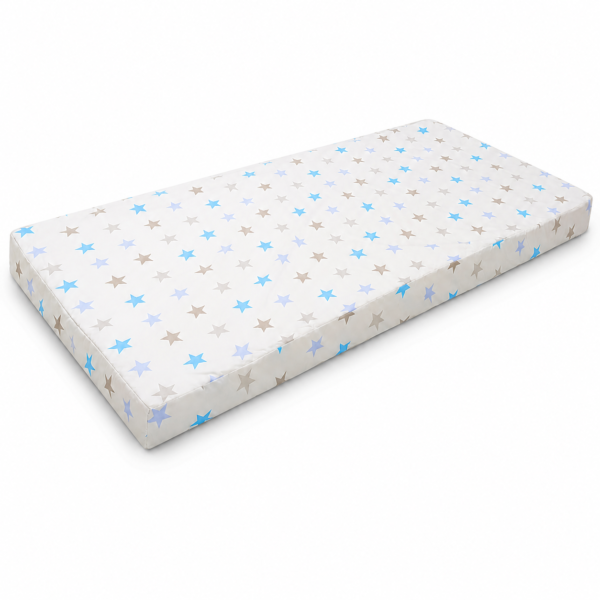 Best For Kids Bettset 135x100 cm 4-teilig Babybett Bettwäsche-Set aus 100% Baumwolle (Creme Eulen Mond)