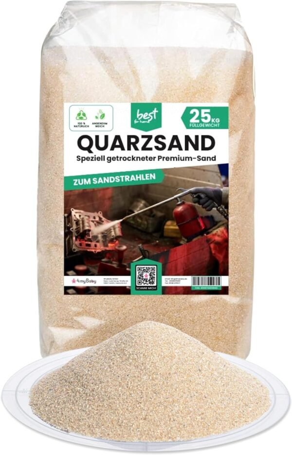 25 kg Sandstrahlmittel – effektiv & wiederverwendbar
