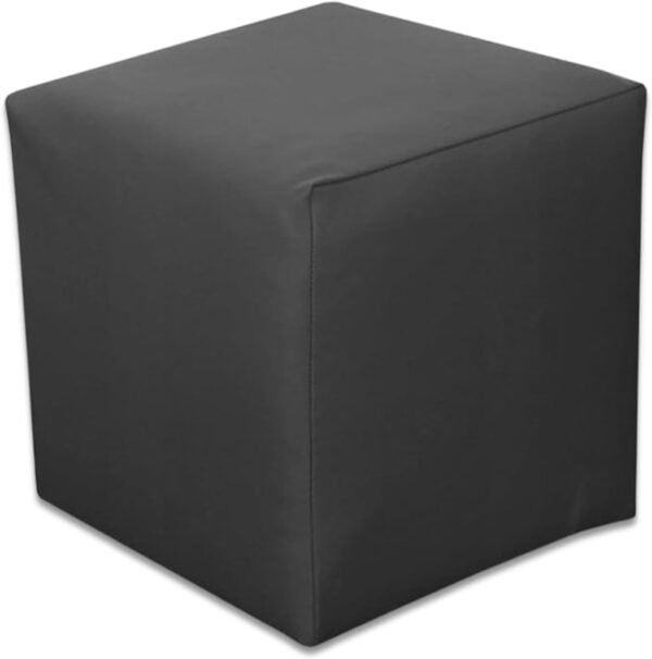 Best for Home Sitzhocker Kunstleder Sitzwürfel Bodenkissen Fußhocker 40x40x40 cm viele Farben