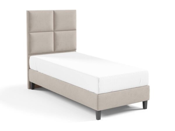Trinity K2 Box springbett 70x200 Single Bonellfederkern | Boxspringbett mit Matratze und Topper | Box springbett mit Bettkasten | Einzelbett | Polsterbett mit Lieferung und Aufbauservice