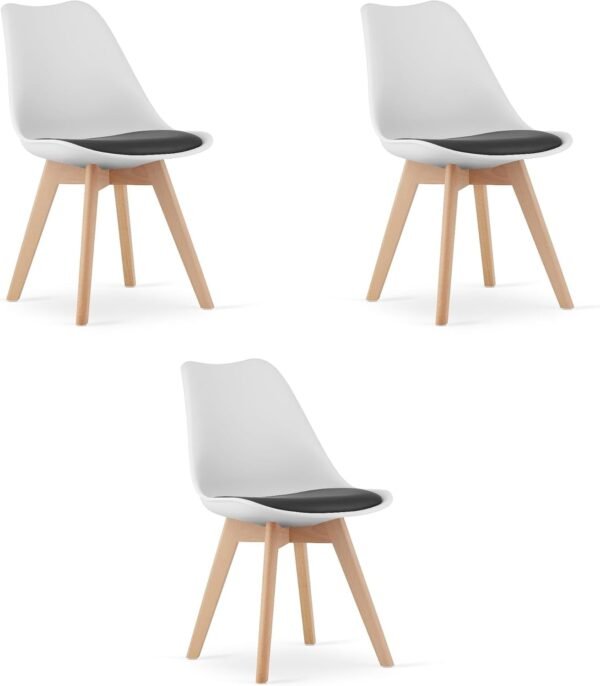 Ergonomischer Stuhl mit Kunstlederkissen – Modern, Stabil & Vielseitig, 81,5 cm Hoch