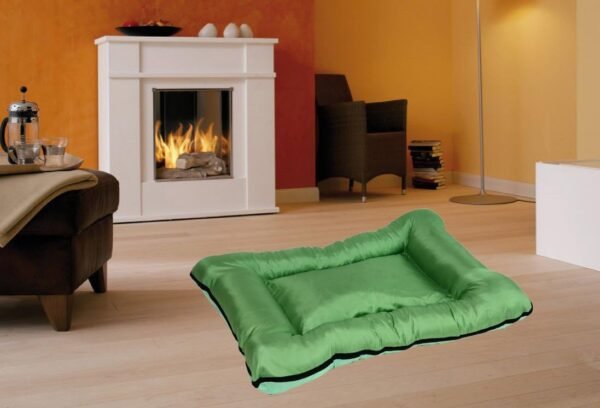 Best For Pets Hundebett mit Qualität Hundekissen Hundesofa Bello M-XXXL in vielen Farben (Apfel-OLIVGRÜN, XL)