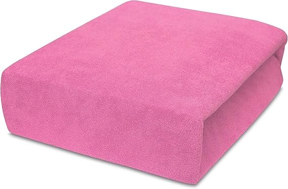 Best for Kids Spannbettlaken Spannbetttuch 100% Baumwolle Jersey in 22 Farben und 9 Größen (80x200, Rosa)