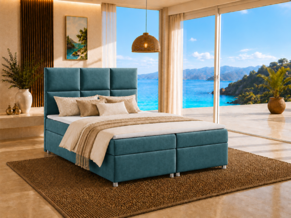 Boxspringbett mit Bettkasten Trinity K-13-LAE Bonellfederkern inkl. Topper, mit Lieferung, Aufbau & Entsorgung