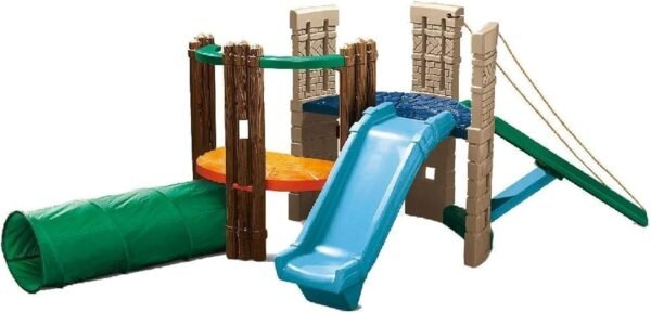 Little Tikes Seek & Explore Kletterspielset | Dschungel-Klettergerüst mit Rutsche, Leiter & Brücke | Aktives Spiel für Kleinkinder | 2–5 Jahre