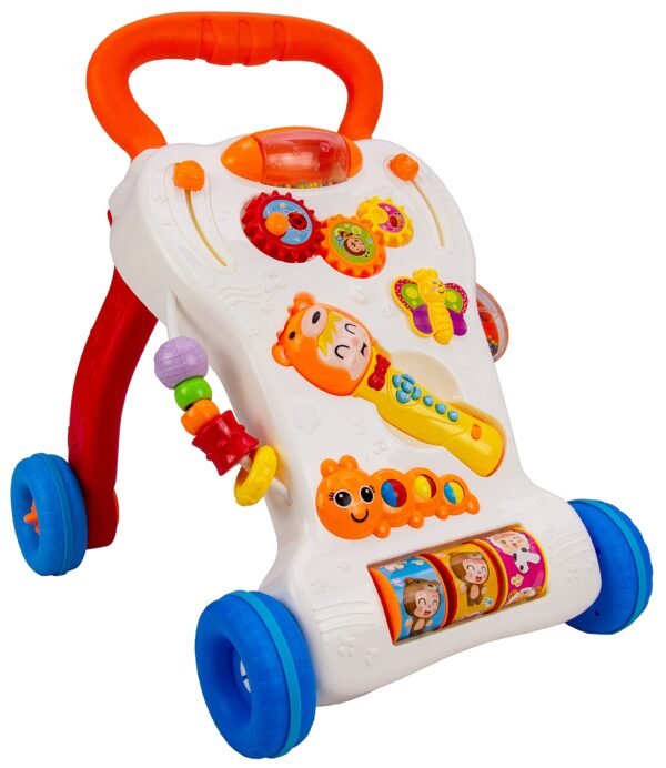 Best For Kids Lauflernwagen Dreams mit Musik & Spielzeug Blau Lauflernhilfe für Babys